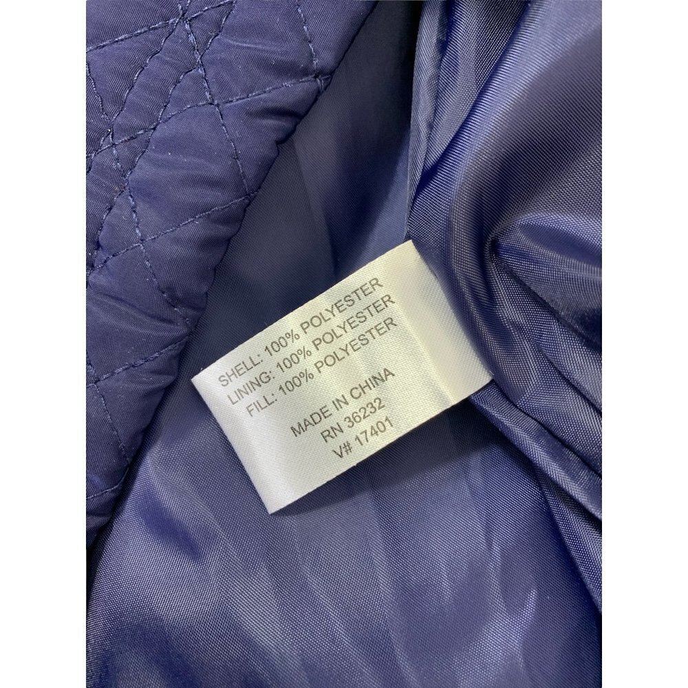 Gallery Woman Navy Blue Coat - Picture 4 of 9